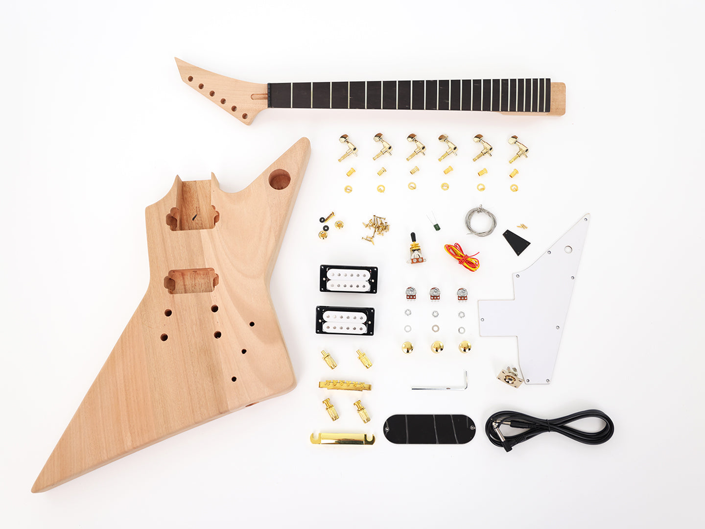 Explorer Style DIY Electric Guitar Kit (LRF-009, Limited Edition)