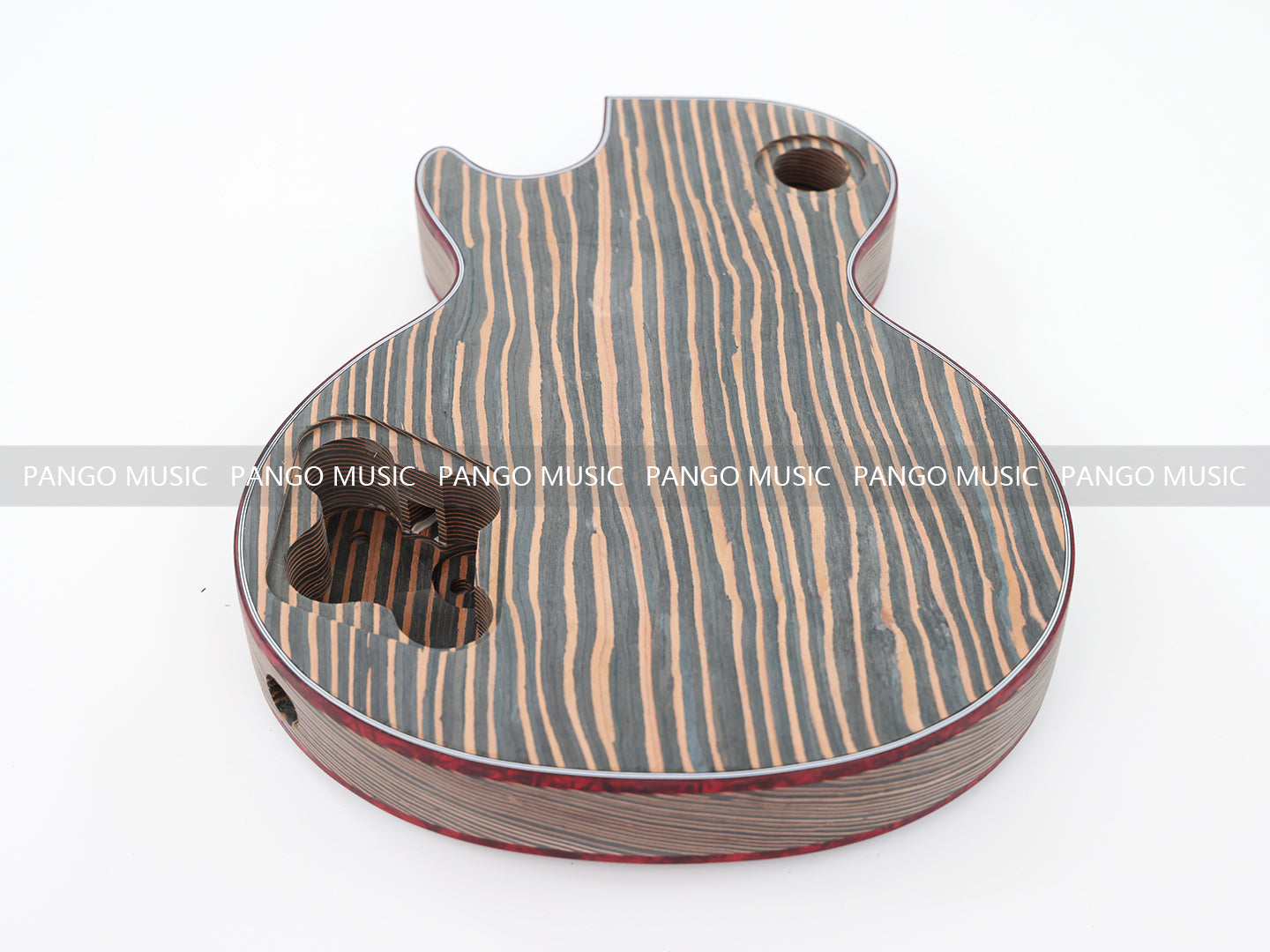 LP Custom All Zebrawood DIY Electric Guitar Kit (LRF-010, Limited Edition )