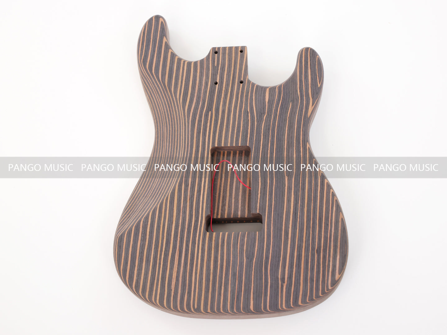 Left Hand All Zebrawood DIY Electric Guitar Kit (PST-512, Limited Edition)