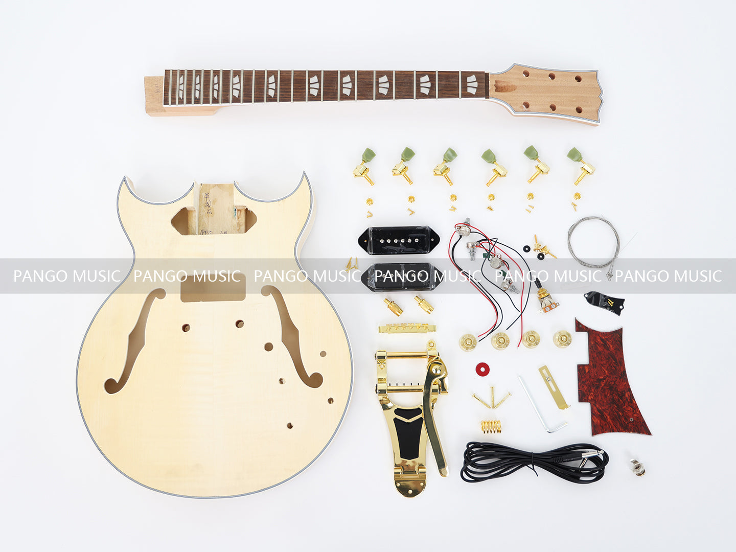 Semi Hollow Body DIY Electric Guitar Kit (16335, Limited Edition)