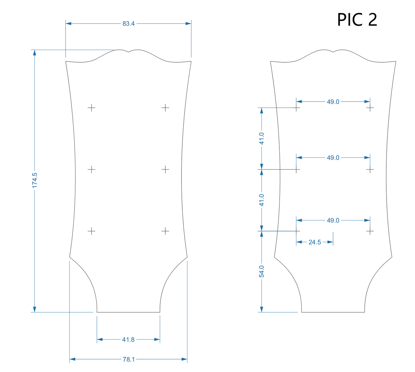 Custom Design Electric Guitar Neck (2024-01-18)